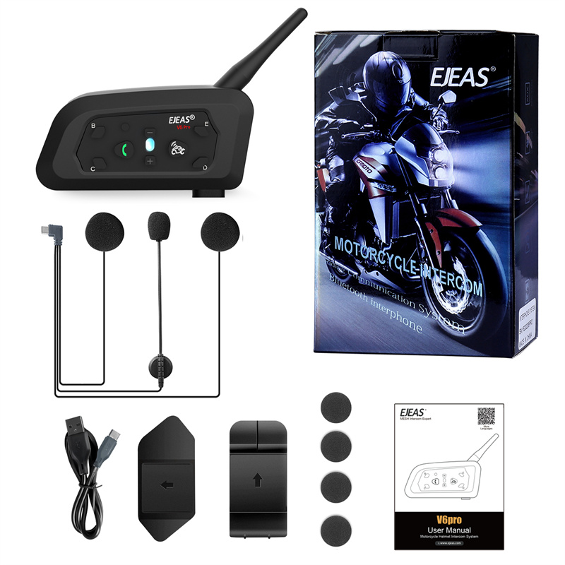 Motorcycle Helmets - سماعة رأس NewEjeas V6 Pro للدراجات