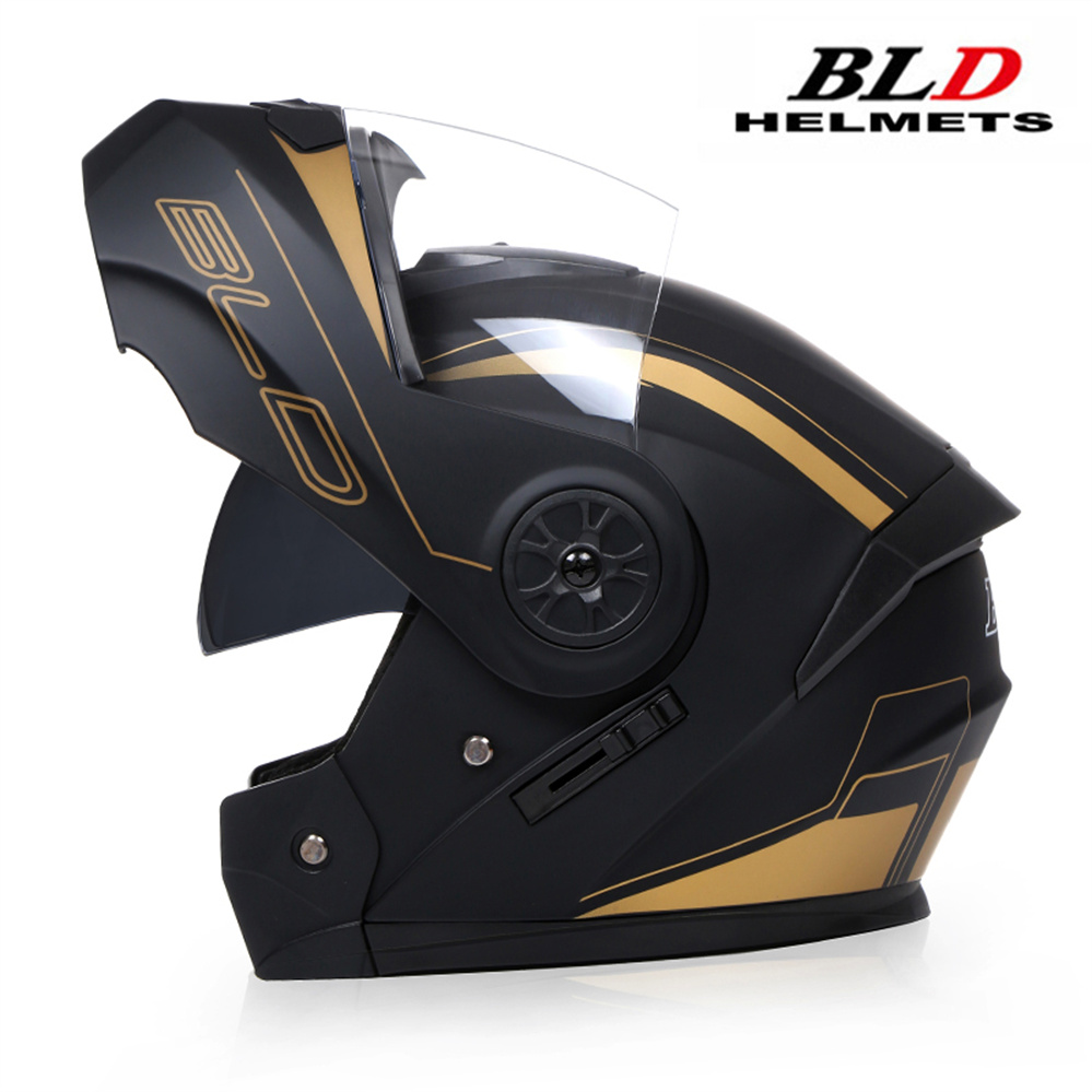 Full Face Motorcycle Helmet With Bluetooth - خوذة موتوكروس للدراجات النارية للرجال والنساء