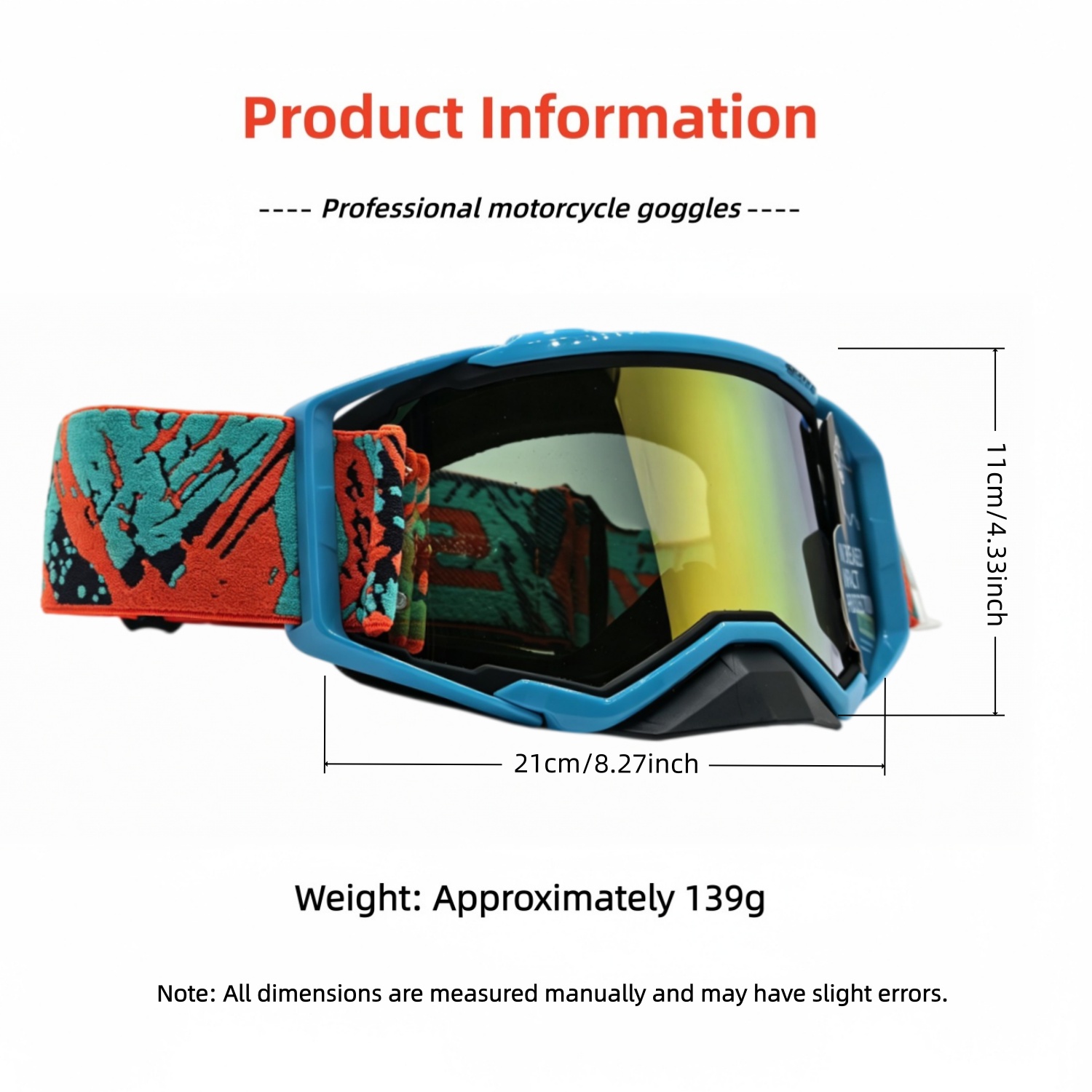 مجموعة نظارات واقية عالية الجو - مراجعة Off Road Motocross Helmet Goggles Set وسعره