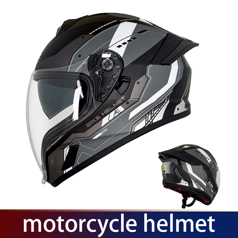 خوذة دراجة نارية مفتوحة مضادة  - مراجعة Full Face Motorcycle Helmet With Bluetooth وسعره