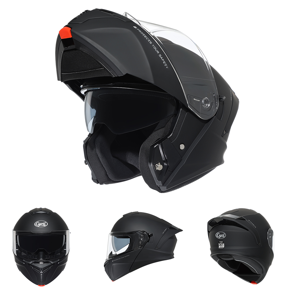 خوذة سييريل المعيارية للدراجات - مراجعة Modular Flip Up Motorcycle Helmet Dot Approved وسعره