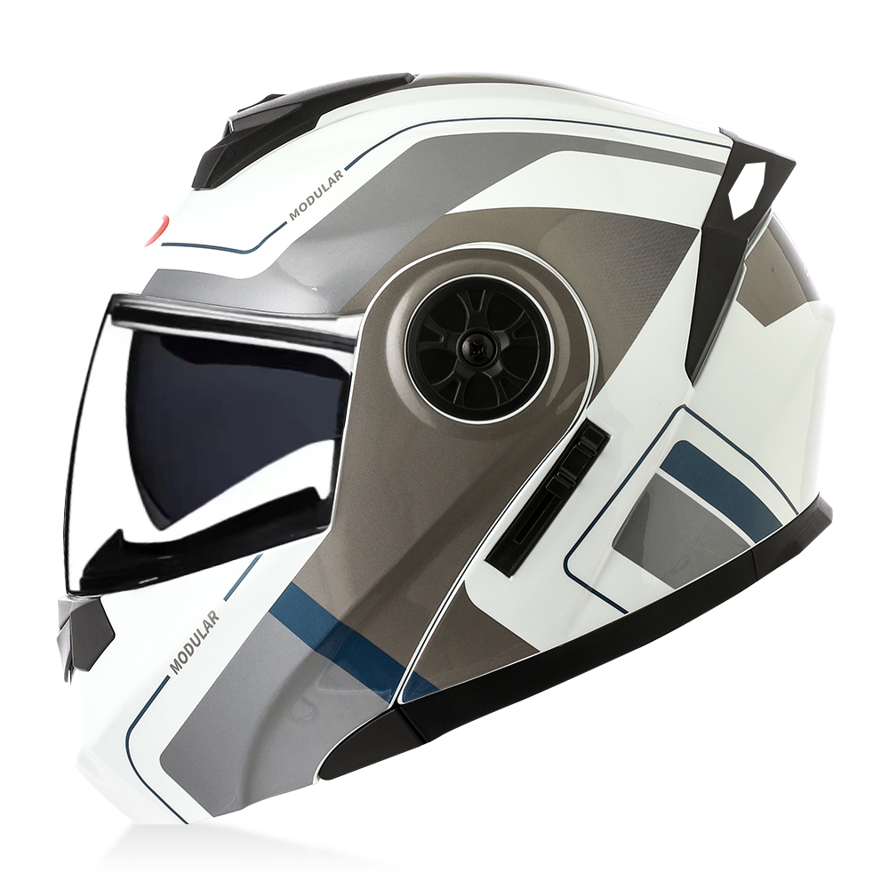 خوذة دراجات نارية عالية الجودة - مراجعة Full Face Motorcycle Helmet With Bluetooth وسعره