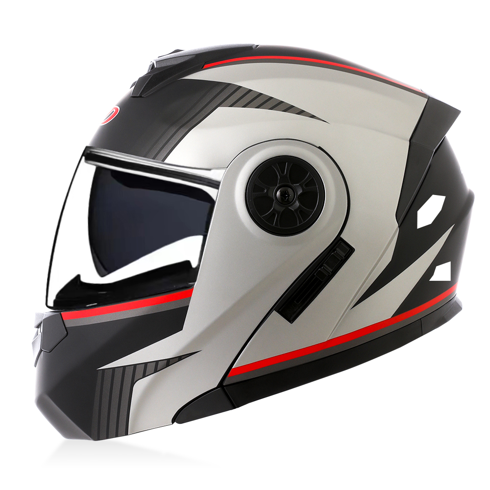 خوذة دراجات نارية عالية الجودة - مراجعة Full Face Motorcycle Helmet With Bluetooth وسعره