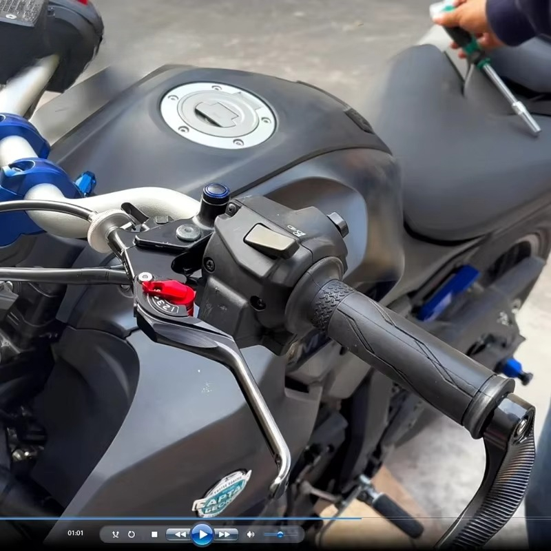 جديد لياماها MT07 2025 2026 Te - مراجعة Cnc Aluminum Adjustable Brake Clutch Levers وسعره